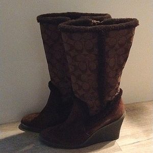 Coach boots NWOT